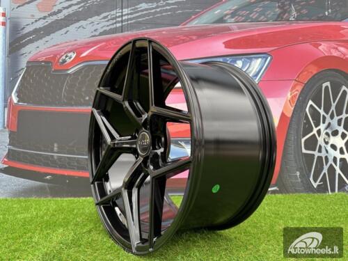 Ratlankis R20x10  5X120  ET  40  72.6  HX04F  Black (BL)  For HAXER  (K4)  (HYBRID FORGED (Max Load 815kg.) Front+Rear)