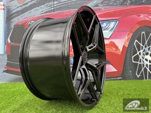 Ratlankis R20x10  5X120  ET  40  72.6  HX04F  Black (BL)  For HAXER  (K4)  (HYBRID FORGED (Max Load 815kg.) Front+Rear)