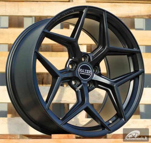 Ratlankis R19x8.5  5X112  ET  27  66.6  HX04F  Black Half Matt (BLHM)  For HAXER  (K4)  (HYBRID FORGED (Front+Rear))