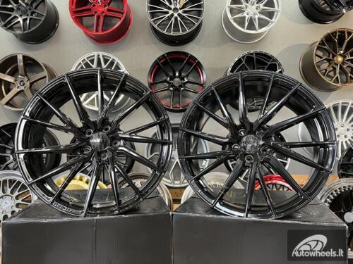 Ratlankis R20x8.5  5X120  ET  33  72.6  HX06F  Black (BL)  For HAXER  (K2+K4)  (HYBRID FORGED (Front+Rear))