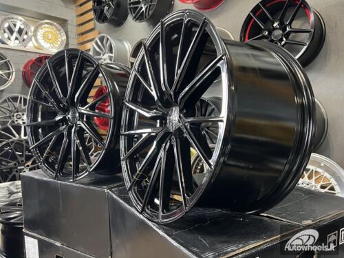 Ratlankis R20x8.5  5X120  ET  33  72.6  HX06F  Black (BL)  For HAXER  (K2+K4)  (HYBRID FORGED (Front+Rear))