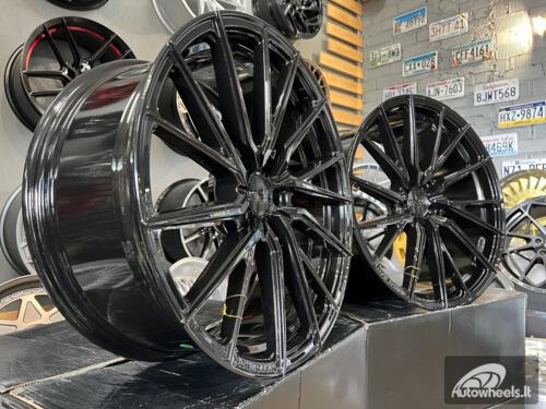 Ratlankis R20x8.5  5X120  ET  33  72.6  HX06F  Black (BL)  For HAXER  (K2+K4)  (HYBRID FORGED (Front+Rear))