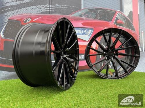 Ratlankis R20x10  5X120  ET  40  72.6  HX06F  Black (BL)  For HAXER  (K4+K2)  (HYBRID FORGED (Front+Rear))