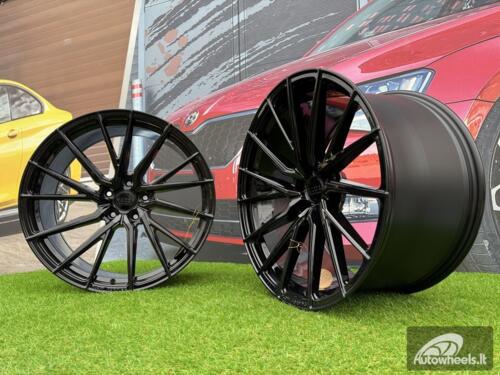 Ratlankis R20x10  5X112  ET  40  66.5  HX06F  Black (BL)  For HAXER  (K4+K2)  (HYBRID FORGED (Front+Rear))
