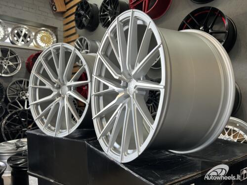 Ratlankis R20x8.5  5X112  ET  35  66.5  HX06F  Polished Silver Half Matt (MSHM)  For HAXER  (K2+K4)  (HYBRID FORGED (Front+Rear))