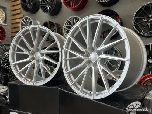 Ratlankis R20x8.5  5X112  ET  35  66.5  HX06F  Polished Silver Half Matt (MSHM)  For HAXER  (K2+K4)  (HYBRID FORGED (Front+Rear))