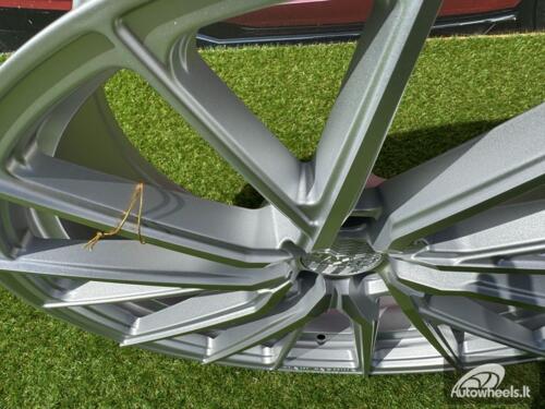 Ratlankis R21x10.5  5X112  ET  40  66.5  HX06F  Polished Silver Half Matt (MSHM)  For HAXER  (K2+P2)  (HYBRID FORGED  (Front+Rear))