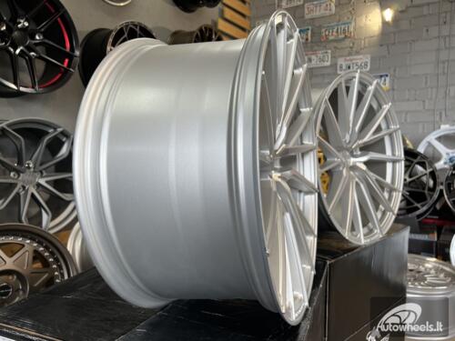 Ratlankis R21x10.5  5X112  ET  40  66.5  HX06F  Polished Silver Half Matt (MSHM)  For HAXER  (K2+P2)  (HYBRID FORGED (Front+Rear))