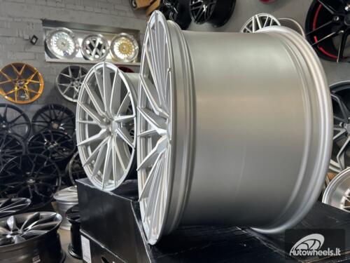 Ratlankis R21x10.5  5X112  ET  40  66.5  HX06F  Polished Silver Half Matt (MSHM)  For HAXER  (K2+P2)  (HYBRID FORGED (Front+Rear))