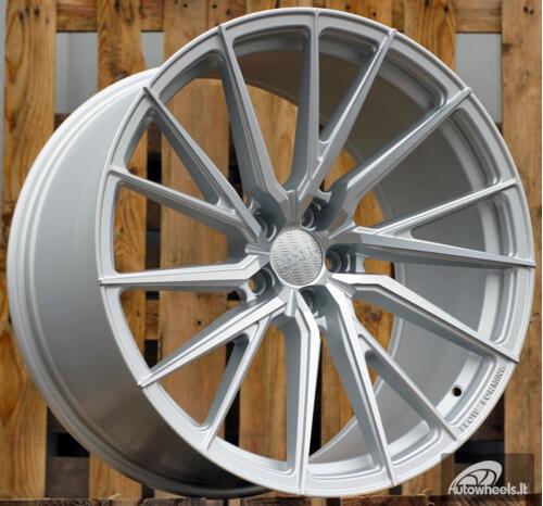 Ratlankis R21x11.5  5X112  ET  38  66.5  HX06F  Polished Silver Half Matt (MSHM)  For HAXER  (K2)  (HYBRID FORGED  (Front+Rear))