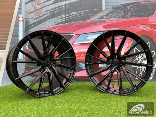 Ratlankis R20x8.5  5X112  ET  35  66.5  HX06F  Black (BL)  For HAXER  (K4+K2)  (HYBRID FORGED (Front+Rear))
