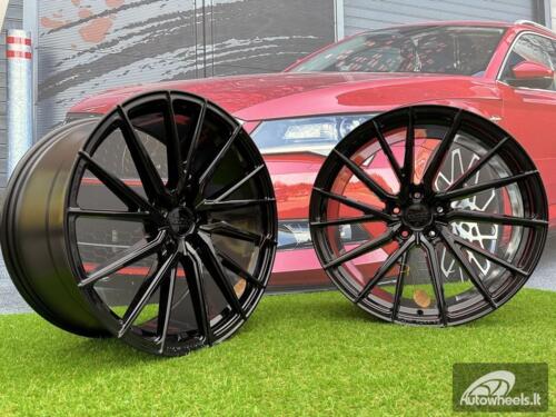Ratlankis R20x8.5  5X112  ET  35  66.5  HX06F  Black (BL)  For HAXER  (K4+K2)  (HYBRID FORGED (Front+Rear))