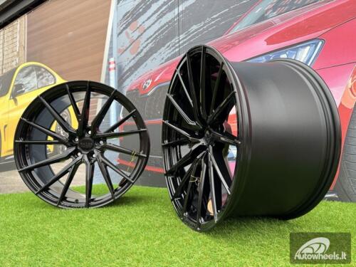 Ratlankis R20x8.5  5X112  ET  35  66.5  HX06F  Black (BL)  For HAXER  (K4+K2)  (HYBRID FORGED (Front+Rear))