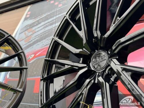 Ratlankis R21x9  5X112  ET  28  66.5  HX06F  Black (BL)  For HAXER  (P2)  (HYBRID FORGED (OLD CAP)(Max Load 900kg.) Front+Rear)