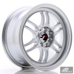 JR Wheels JR7 15x7 ET38 4x100/114 Silver