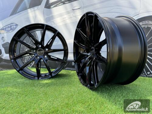 Ratlankis R20x10.5  5X120  ET  42  72.6  HX08F  (23140)  Black (BL)  For HAXER  (K7)  (HYBRID FORGED (Front+Rear))