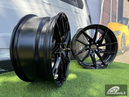 Ratlankis R20x8.5  5X112  ET  35  66.6  HX08F  (23140)  Black (BL)  For HAXER  (K7)  (HYBRID FORGED (Front+Rear))