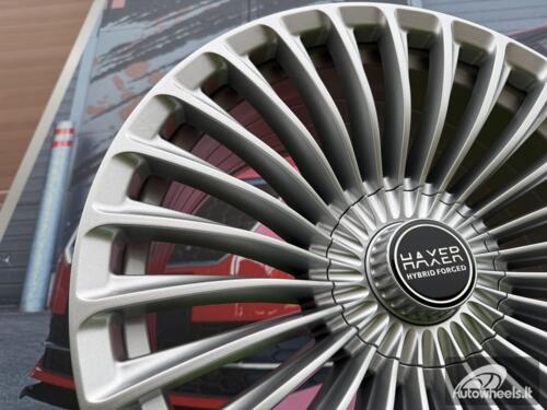 Ratlankis R19x8.5  5X112  ET  35  66.6  HX09F  Silver Shining (SS)  For HAXER  (K4)  (HYBRID FORGED (For car Mercedes Benz))