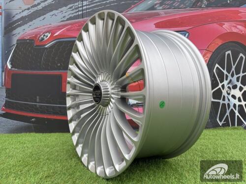 Ratlankis R19x8.5  5X112  ET  35  66.6  HX09F  Silver Shining (SS)  For HAXER  (K4)  (HYBRID FORGED (For car Mercedes Benz))