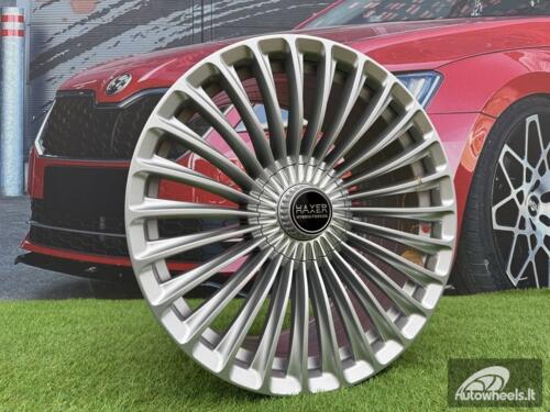 Ratlankis R19x8.5  5X112  ET  35  66.6  HX09F  Silver Shining (SS)  For HAXER  (K4)  (HYBRID FORGED (For car Mercedes Benz))