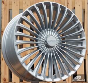 Ratlankis R20x8.5  5X112  ET  43  66.6  HX09F  Silver Shining (SS)  For HAXER  (K4)  (HYBRID FORGED (For car Mercedes Benz))