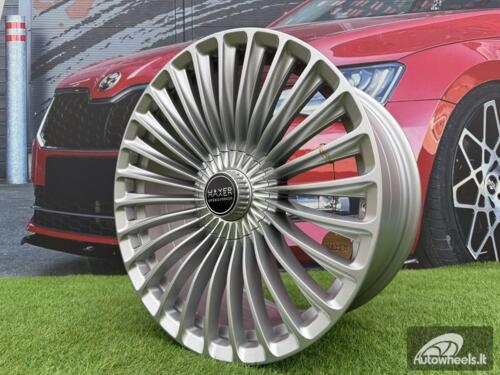 Ratlankis R20x8.5  5X112  ET  43  66.6  HX09F  Silver Shining (SS)  For HAXER  (K4)  (HYBRID FORGED (For car Mercedes Benz))