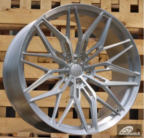 Ratlankis R21x10.5  5X112  ET  30  66.6  HXF02  Brush Silver (BS)  For HAXER  (K3)  (FORGED  (NEW Model))