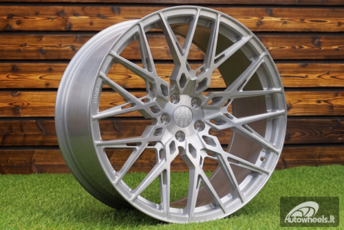 Ratlankis R21x10.5  5X112  ET  30  66.6  HXF03  Brush Silver (BS)  For HAXER  (K3)  (FORGED  (NEW Model))