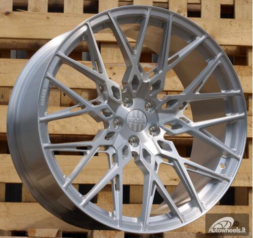 Ratlankis R21x10.5  5X112  ET  30  66.6  HXF03  Brush Silver (BS)  For HAXER  (K3)  (FORGED  (NEW Model))