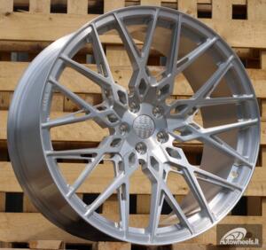 Ratlankis R21x10.5  5X112  ET  30  66.6  HXF03  Brush Silver (BS)  For HAXER  (K3)  (FORGED  (NEW Model))