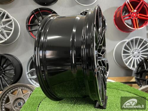 Ratlankis R18x8  5X120  ET  34  72.6  I0293  Black Polished (MB)  For BMW  (K7+Z5)