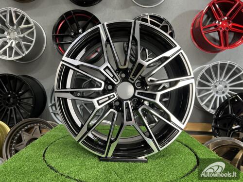 Ratlankis R19x9  5X120  ET  40  72.6  I0294  (BYD1677)  Black Polished (MB)  For BMW  (P)  (Rear+Front)