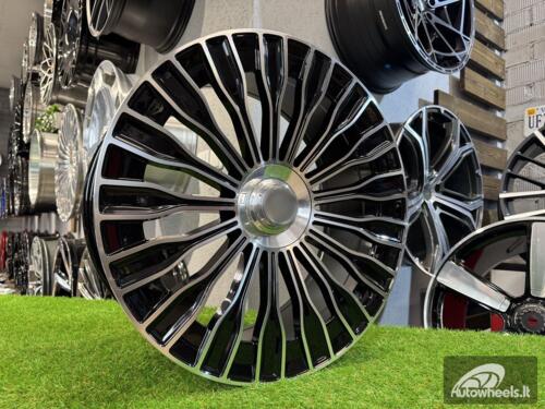 Ratlankis R21x10  5X112  ET  35  66.6  I0313  (BY1785)  Black Polished (MB)  For MER  (P+Z3)  (Rear+Front)