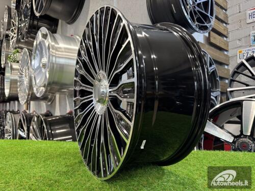 Ratlankis R21x10  5X112  ET  35  66.6  I0313  (BY1785)  Black Polished (MB)  For MER  (P+Z3+Z2)  (Rear+Front)