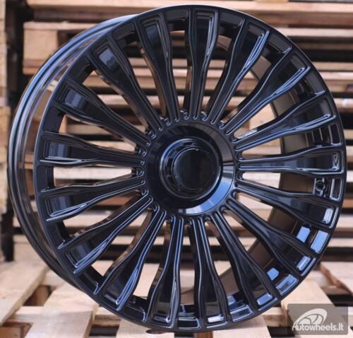 Ratlankis R20x9.5  5X112  ET  35  66.6  I0313  (BY1785)  Gloss Black (GB)  For MER  (Z1)  ()