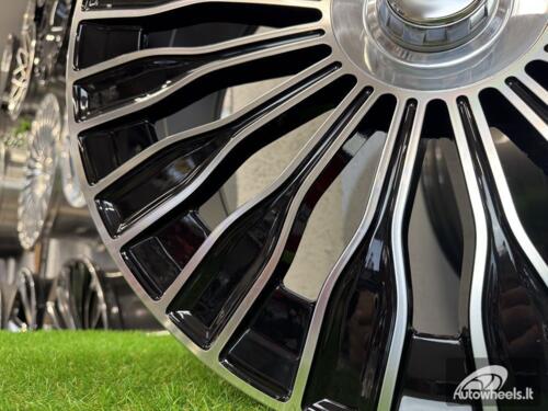 Ratlankis R19x9.5  5X112  ET  43.5  66.6  I0313  (XF116)  Black Polished (MB)  For MER  (K4)  (HYBRID FORGED (Front+Rear))