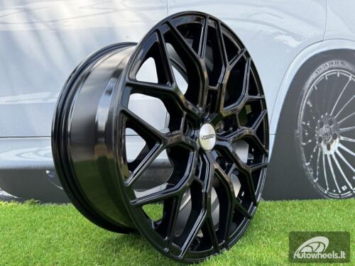 Ratlankis R18x8  5X160  ET  50  65.1  I0319  (IN-LD1)  Black (BL)  For RACIN  (A)  (Vossen Style Gloss Black (max 1100kg))