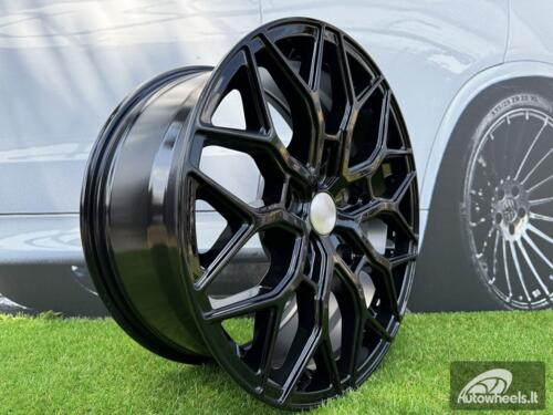 Ratlankis R18x8  5X160  ET  50  65.1  I0319  (IN-LD1)  Black (BL)  For RACIN  (P2)  (Vossen Style Gloss Black (max 1100kg))