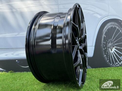 Ratlankis R18x8  5X160  ET  50  65.1  I0319  (IN-LD1)  Black (BL)  For RACIN  (P2)  (Vossen Style Gloss Black (max 1100kg))