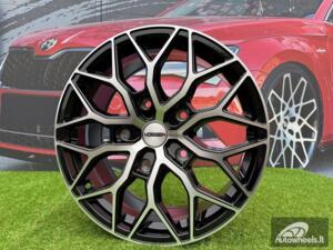 Ratlankis R18x8  5X160  ET  50  65.1  I0319  (IN-LD1)  Black Polished (MB)  For RACIN  (K7)  (Gloss Black Polished Style Vossen (max 1100kg))