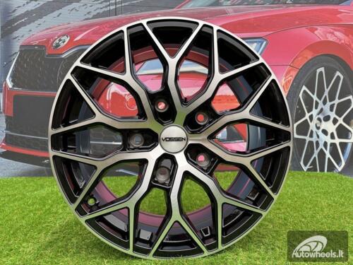 Ratlankis R18x8  5X160  ET  50  65.1  I0319  (IN-LD1)  Black Polished (MB)  For RACIN  (K7)  (Gloss Black Polished Style Vossen (max 1100kg))