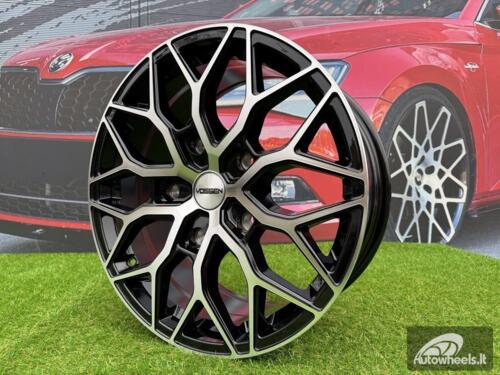 Ratlankis R18x8  5X160  ET  50  65.1  I0319  (IN-LD1)  Black Polished (MB)  For RACIN  (K7+M+Z5)  (Style Vossen (max 1100kg))