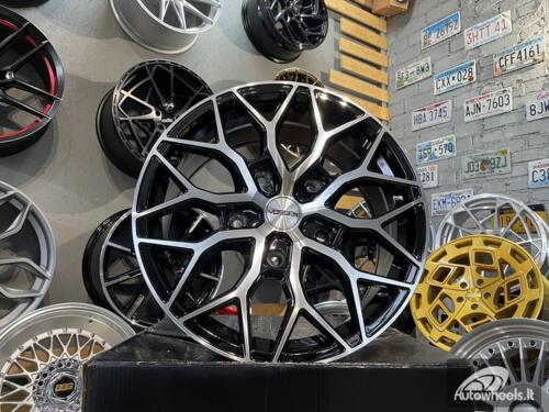 Ratlankis R18x8  5X160  ET  50  65.1  I0319  (IN-LD1)  Black Polished (MB)  For RACIN  (K7+P2)  (4x4 Gloss Black Polished Style Vossen (max 1100kg))