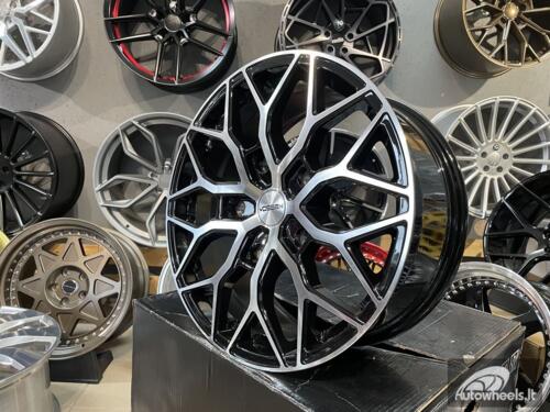 Ratlankis R18x8  5X160  ET  50  65.1  I0319  (IN-LD1)  Black Polished (MB)  For RACIN  (K7+P2)  (4x4 Gloss Black Polished Style Vossen (max 1100kg))