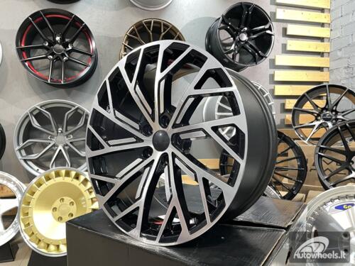 Ratlankis R20x9  5X112  ET  35  66.5  I0337  Black Polished (MB)  For AUD  (P1)  ((ET37) Audi A8)