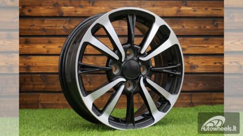 Ratlankis R14x5.5  4X100  ET  40  54.1  I0360  Black Polished (MB)  For TOYOT  (K7)