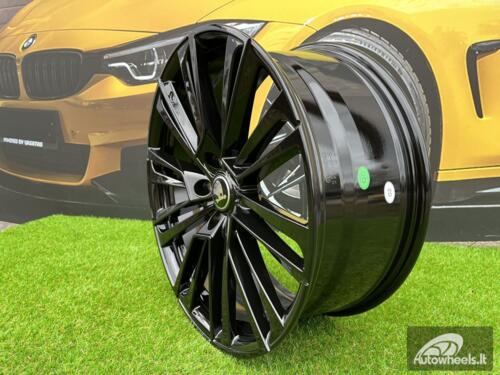 Ratlankis R18x8  5X112  ET  44  57.1  I0361  Black (BL)  For SKODA  (K7)