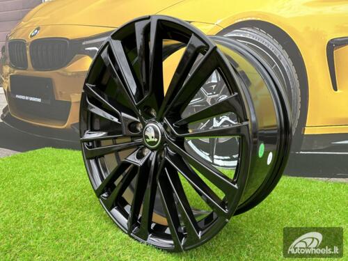 Ratlankis R18x8  5X112  ET  44  57.1  I0361  Black (BL)  For SKODA  (K7+K8)