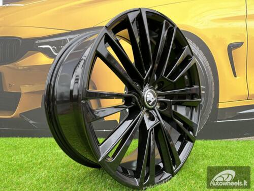 Ratlankis R18x8  5X112  ET  44  57.1  I0361  Black (BL)  For SKODA  (K7+K8)