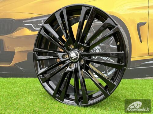 Ratlankis R18x8  5X112  ET  44  57.1  I0361  Black (BL)  For SKODA  (K7+K8)
